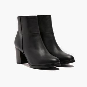 AMAZING Black Leather Booties NWT. Offers welcome!